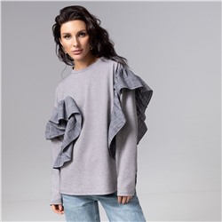 Лонгслив в стиле пэчворк, Гардеробная магия