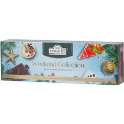 AHMAD TEA. Новый год. Ассорти Weekend Collection карт.упаковка, 60 пак. (Уцененная)