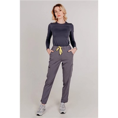 Брюки медицинские женские 1-01-05-0 / Silva Уголь