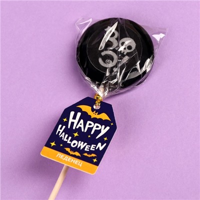 Леденец Happy Halloween, с печатью, вкус: кола, 25 г