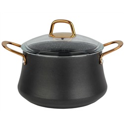 820-028 Кастрюля 4,3л с крышкой 20см ECLIPSE в под.уп.(х6)Алюминий