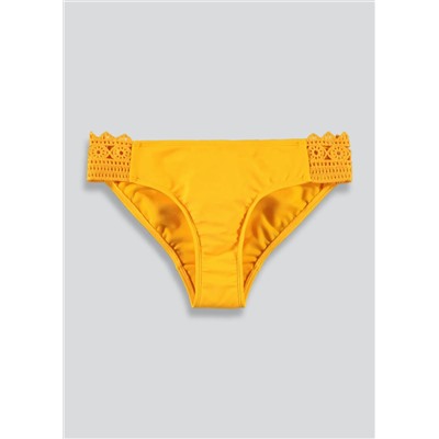 Lace Side Bikini Bottoms