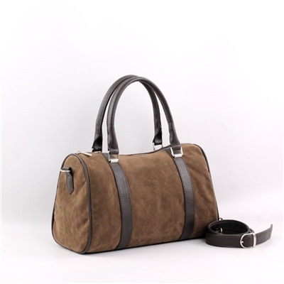 Сумка 217 эко-замша шоколад НОВИНКА