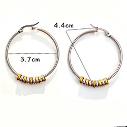 Серьги с замком кольцо арт. 13 5043 (id 289986)