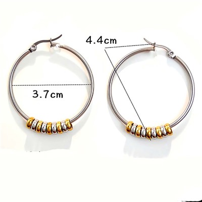 Серьги с замком кольцо арт. 13 5043 (id 289986)