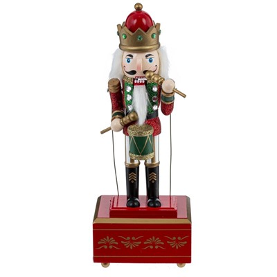 GAEM Фигурка декоративная "Щелкунчик" с музыкой и движением, L11,5 W11 H31,5 см