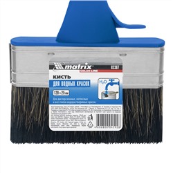 Кисть плоская "Водные краски" Color Line 120 х 25 мм Matrix