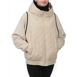 919 BEIGE Куртка демисезонная женская (100 гр. синтепон)
