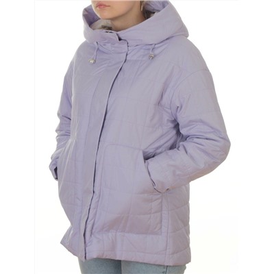 9607 LILAC Куртка стеганная демисезонная женская (100 гр. холлофайбер)
