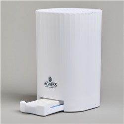 ПОДСТАВКА ДЛЯ НОЖЕЙ AGNESS С ТОЧИЛЬНЫМ КАМНЕМ 13,6*14,6*23 СМ