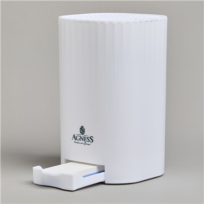 ПОДСТАВКА ДЛЯ НОЖЕЙ AGNESS С ТОЧИЛЬНЫМ КАМНЕМ 13,6*14,6*23 СМ