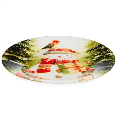 ТАРЕЛКА ЗАКУСОЧНАЯ КОЛЛЕКЦИЯ "РОЖДЕСТВЕНСКАЯ СКАЗКА" 20 СМ