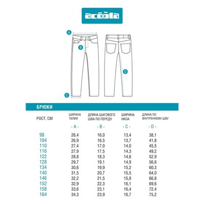 Брюки джинсовые (утепленные) детские для девочек Felicis