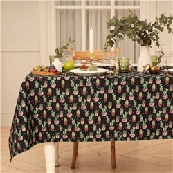 Скатерть Этель  Succulents 146х180 см, 100% хл, саржа 190 г/м2