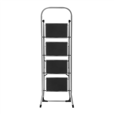 Стремянка стальная, 4 широкие ступени 20х30 см с полимерным покрытием Сибртех