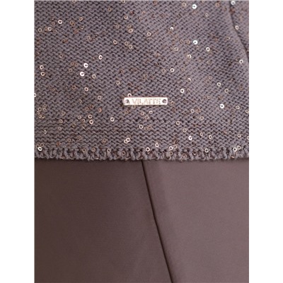 Джемпер из хлопковой пряжи с пайетками