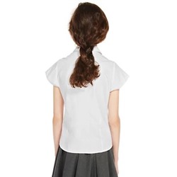 2pk Girls' Easy Iron School Shirts (2-16 Yrs)