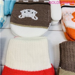 Детские варежки теплые с начесом длина 15 см Арт 3 тип 2