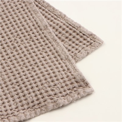 Полотенце вафельное SL HOME: Linen "Саббиа" 40х70 см, 51% лён, 49% хлопок, 235 г/м2
