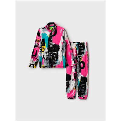 Комплект для девочки: куртка и брюки флисовые