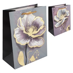 Пакет подарочный 18*23*10 Цветы ассорти 2 вида 210г/м2 КОКОС 242382/12/Китай