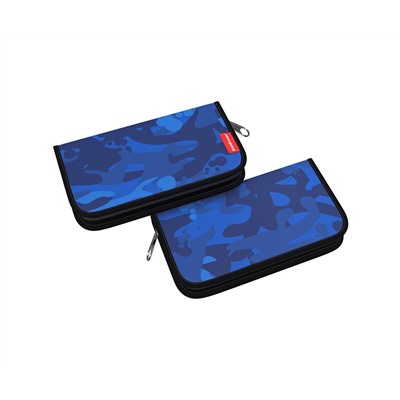 Пенал-книжка без наполнения ErichKrause® 110x205x25мм Sea Camo