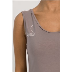 Платье-майка для дома Шелк вискозы (латте) П14492-52М