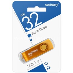 USB Flash  32GB SmartBuy Twist желтый 2.0