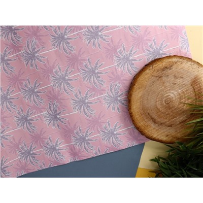 Упаковочная бумага «Palma», pink (50*70 см)