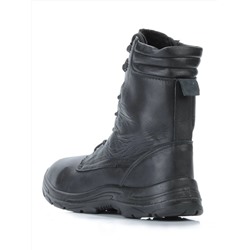 05-9004 BLACK Ботинки зимние мужские (искусственная кожа, искусственный мех)