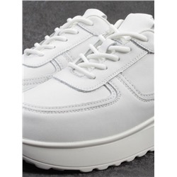 03-YH471-1 WHITE Кроссовки женские (натуральная кожа)