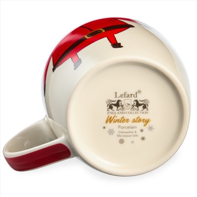 НАБОР ПОСУДЫ LEFARD "ДЕД МОРОЗ" 2 ПР. (КРУЖКА 360МЛ, САЛАТНИК 500МЛ)