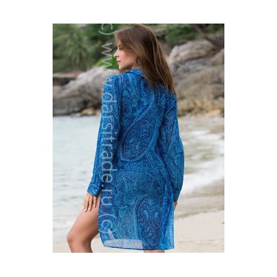 №8257 Платье пляжное "Riviera" Mia-Amore Дроп п/э