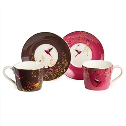 КОФЕЙНЫЙ НАБОР LEFARD "GOLDEN BIRDS" НА 2 ПЕР. 4 ПР. 120 МЛ (КОР=12НАБ.)