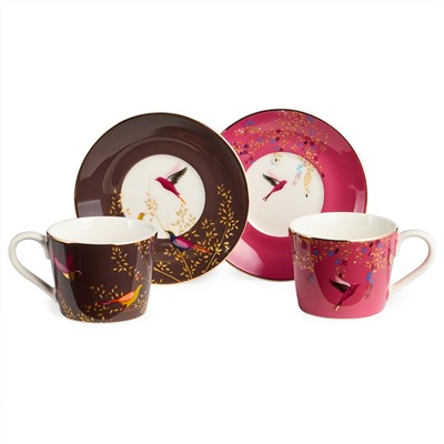 КОФЕЙНЫЙ НАБОР LEFARD "GOLDEN BIRDS" НА 2 ПЕР. 4 ПР. 120 МЛ (КОР=12НАБ.)