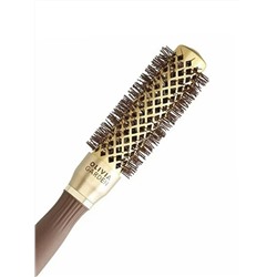 Olivia Garden Термобрашинг для укладки волос / Expert Blowout Shine Wavy Bristles Gold & Brown, 20 мм, коричневый