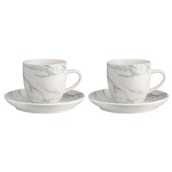 Набор чайных пар Marble, 250 мл, 2 шт.