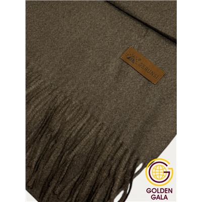 Шарф теплый женский кашемировый Арт 2581Ш/01 (темно-коричневый)