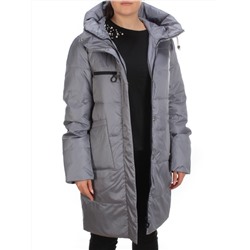 S21122 GRAY Куртка зимняя женская облегченная Y SILK TREE