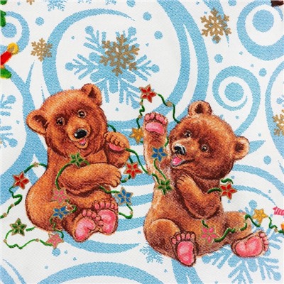 Скатерть новогодняя "Этель" "Новогодняя сказка" 150х110см +/-3см с ГМВО, хл100%