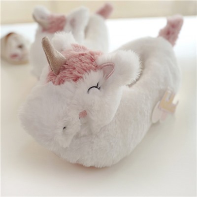 Тапочки детские «Единороги» с задником