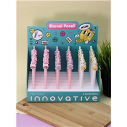 Бесконечный карандаш "Little Girl", mix, шоу-бокс 36 шт.