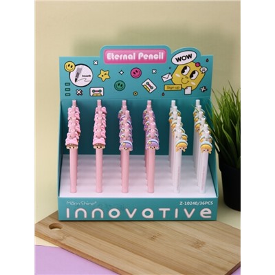 Бесконечный карандаш "Little Girl", mix, шоу-бокс 36 шт.