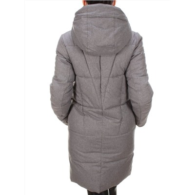 350 GRAY Пальто женское зимнее (200 гр. холлофайбера)