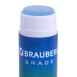Клей-карандаш PVP 21 г BRAUBERG GRADE, в градиентном корпусе, ассорти 271247
