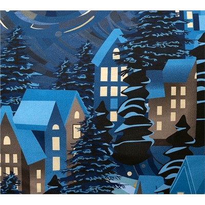 Ткань перкаль Премьер / Полночь 1 (основа)