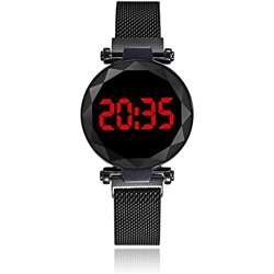 WA100-1 Наручные электронные часы, цвет чёрный