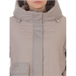 9608 GRAY Куртка стеганная демисезонная женская (100 гр. синтепон)