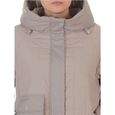 9608 GRAY Куртка стеганная демисезонная женская (100 гр. синтепон)