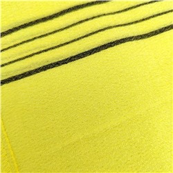 Bath Towel Мочалка-варежка для душа с пилинг-эффектом, однослойная, жёлтый